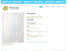 Tablet Screenshot of drive-byprojects.com